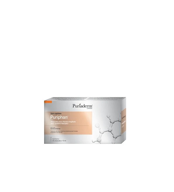 Puriaderm Puriphan Ampoules cheveux fragilisés – 30 × 10 ml