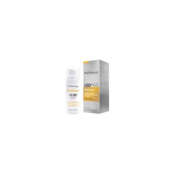 Puriaderm Purisun Crème solaire invisible SPF 50+ – 50 ml