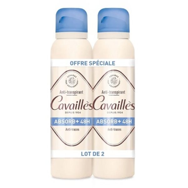 Rogé Cavaillès Duo Anti-Transpirant Absorb+ 48h – 2 x 150 ml