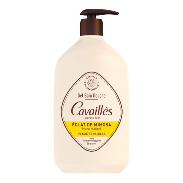 Rogé Cavaillès Gel Bain Douche Éclat de Mimosa Peaux Sensibles – 1 L