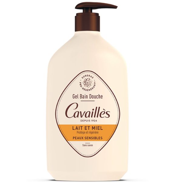 Rogé Cavaillès Gel Bain et Douche Lait et Miel – 1 L