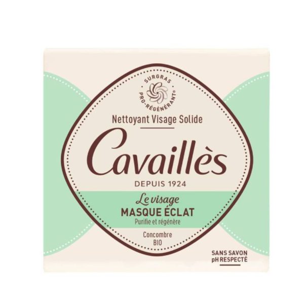 Rogé Cavaillès Le Visage Nettoyant Solide Masque Éclat Concombre – 70 g