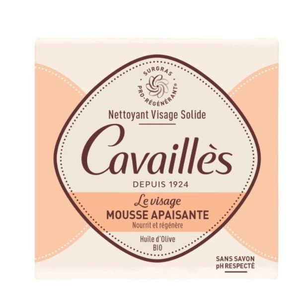 Rogé Cavaillès Le Visage Nettoyant Solide Mousse Apaisante – 70 g