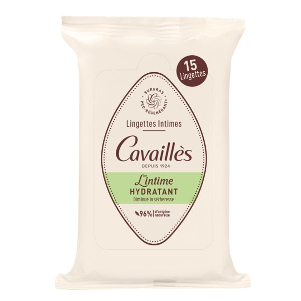Rogé Cavaillès Lingettes Intimes Hydratant – 15 unités