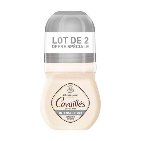 Rogé Cavaillès Lot de 2 Déodorants Intense LP 48h – 2 x 50 ml