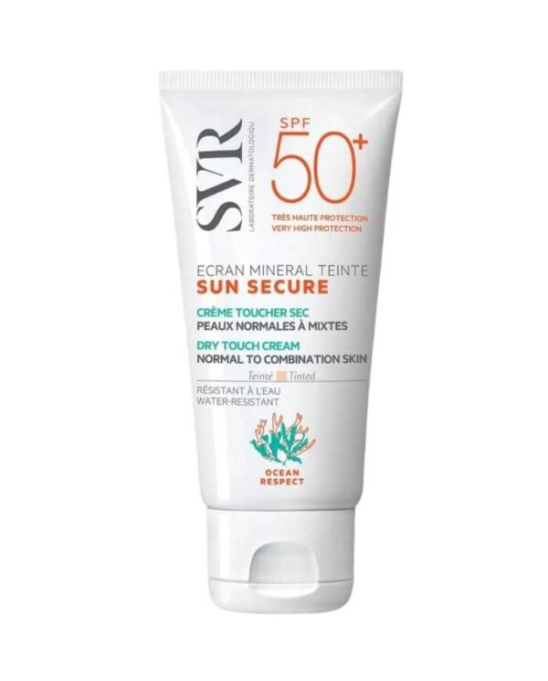 SVR Sun Secure Écran Minéral Teinté SPF 50+ Peaux Mixtes – 50 ml