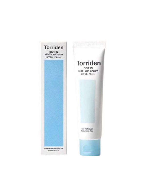Torriden Dive In Crème Solaire Douce SPF 50+ PA++++ – 60 ml