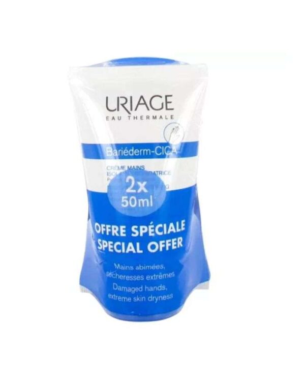 Uriage Bariéderm Cica-Crème Mains — Duo – 2 × 50 ml