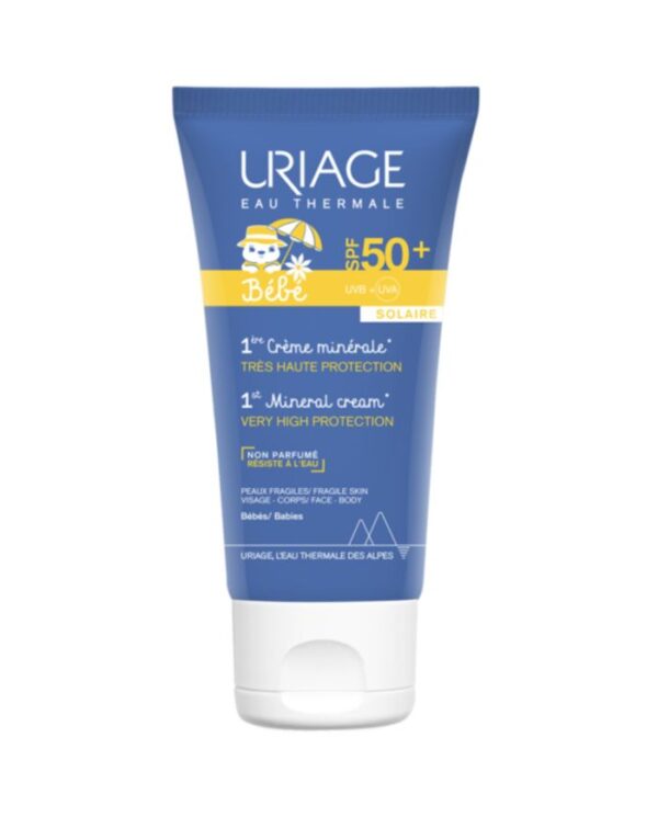 Uriage Bébé 1ère Crème Minérale SPF 50+ – 50 ml
