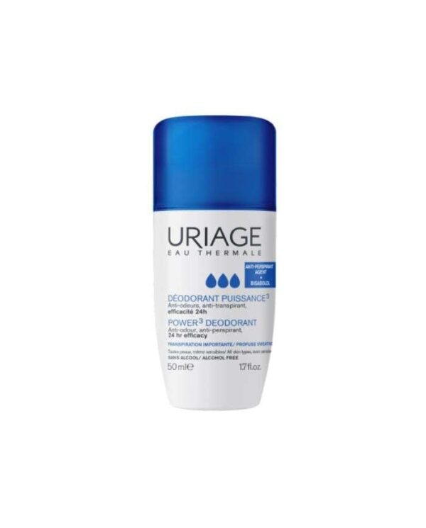 Uriage Déodorant Puissance 3 – 50 ml