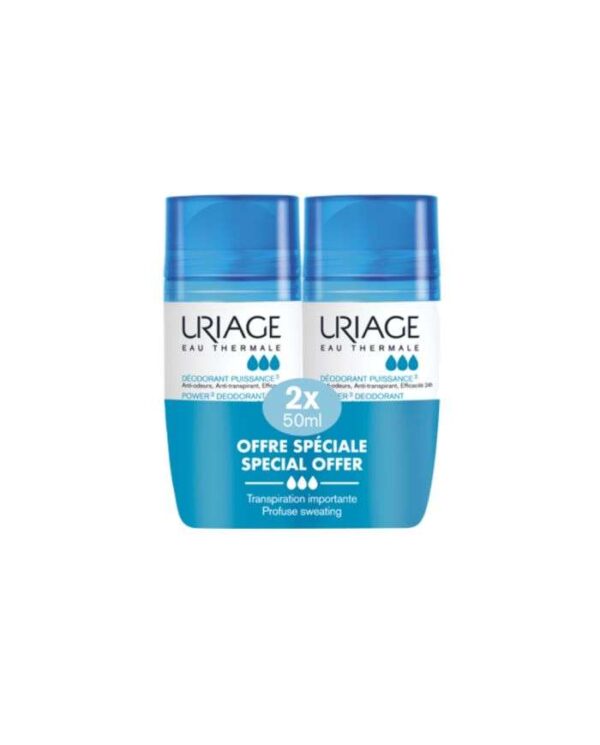 Uriage Déodorant Puissance 3 — Duo – 2 × 50 ml