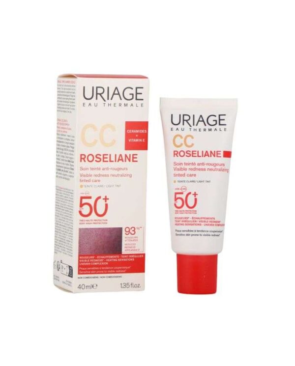 Uriage Roséliane CC Crème SPF 50+ Claire – 40 ml