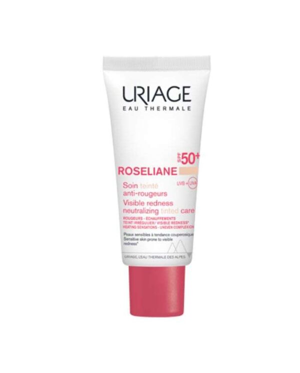 Uriage Roséliane Soin Teinté Anti-Rougeurs SPF 50+ Claire – 50 ml