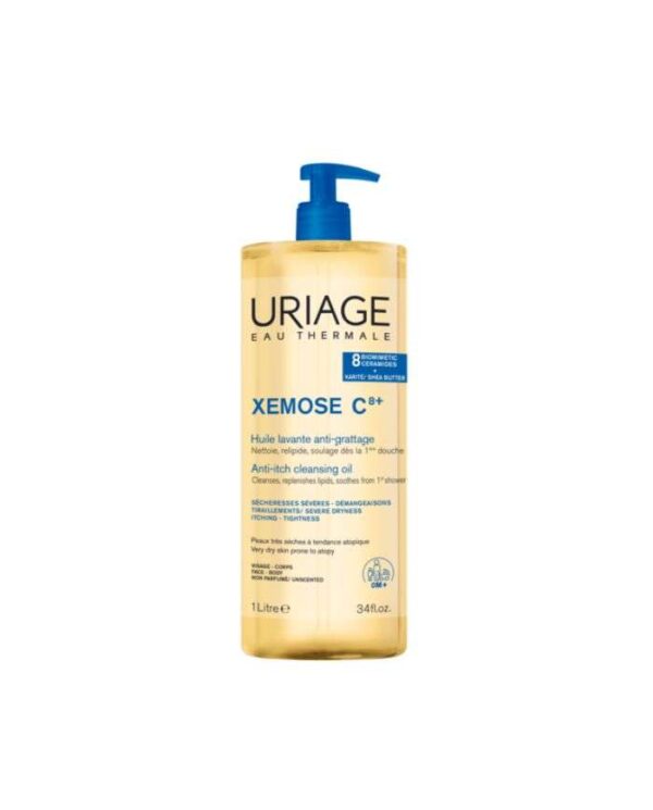 Uriage Xémose C8+ Huile Lavante Nourrissante Apaisante – 1 L