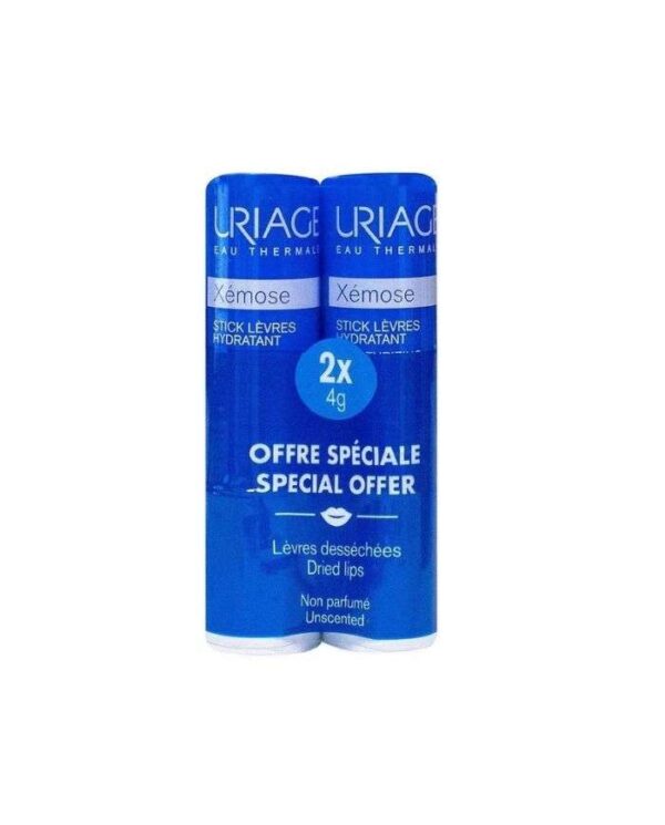 Uriage Xémose Stick Lèvres Hydratant — Duo – 2 × 4 g