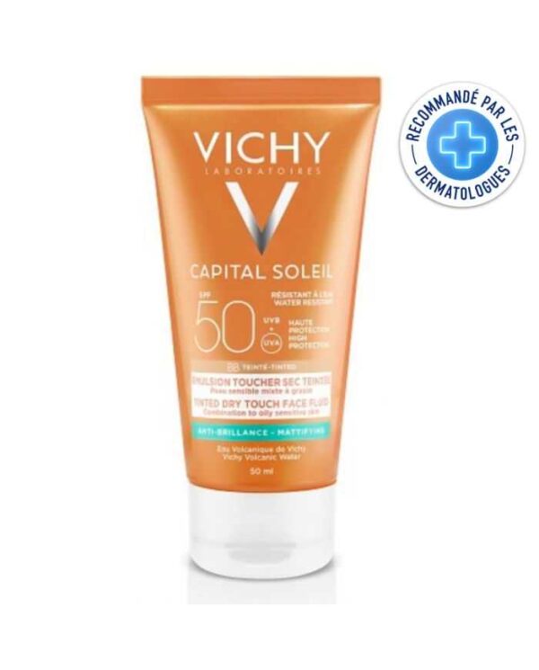 Vichy Capital Soleil BB Émulsion Teintée Toucher Sec SPF 50 – 50 ml
