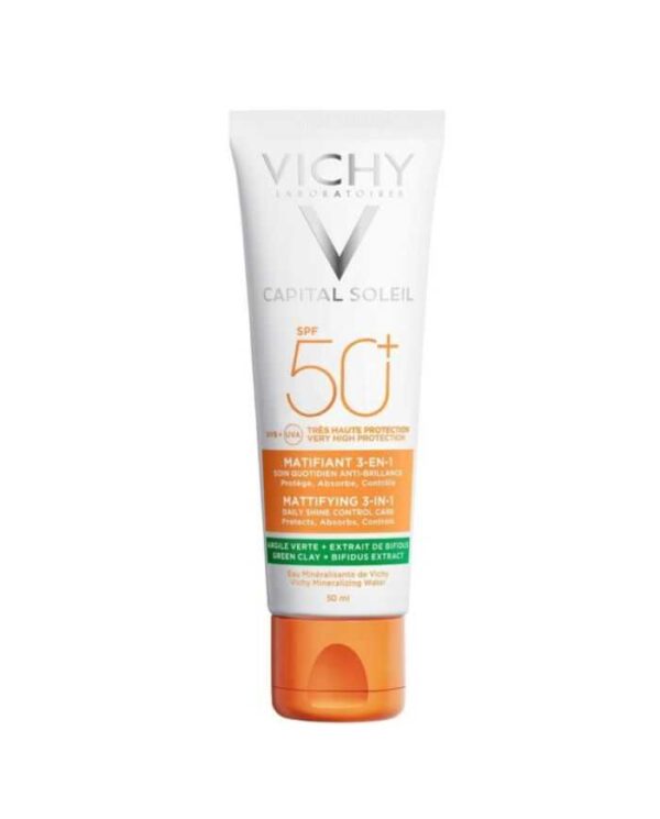 Vichy Capital Soleil Matifiant 3 en 1 SPF 50+ – 50 ml