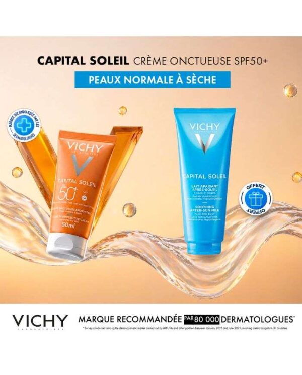 Vichy Coffret Capital Soleil Crème SPF 50+ et Lait Après-Soleil – 50 ml + 100 ml