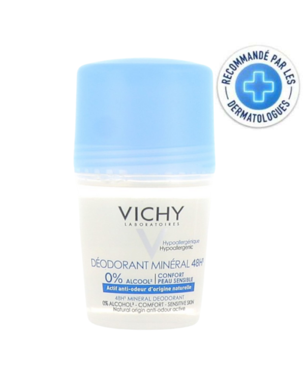 Vichy Déodorant Minéral 48H Roll-On – 50 ml