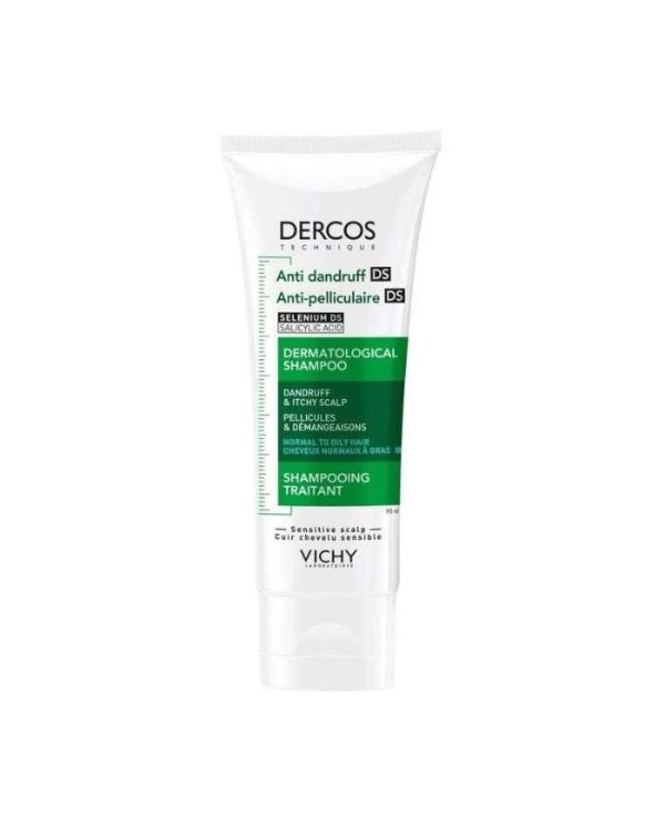 Vichy Dercos DS Shampooing Anti-Pelliculaire Cheveux Normaux à Gras – 95 ml