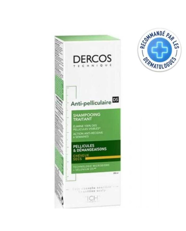 Vichy Dercos DS Shampooing Anti-Pelliculaire Cheveux Secs – 200 ml