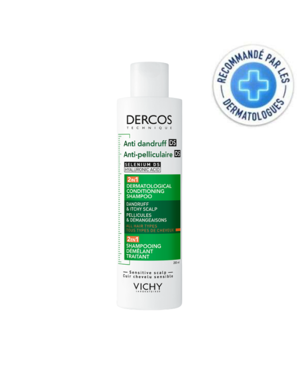 Vichy Dercos DS Shampooing Anti-Pelliculaire Démêlant 2 en 1 – 200 ml