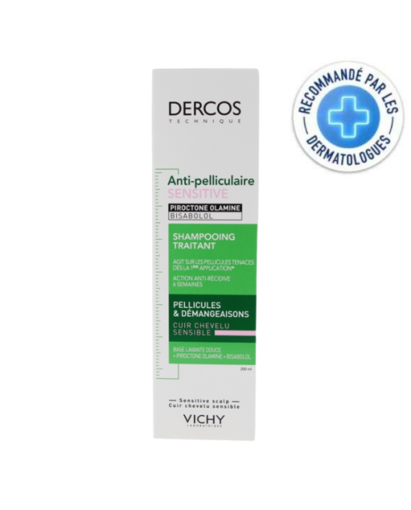 Vichy Dercos Sensitive Shampooing Anti-Pelliculaire – 200 ml