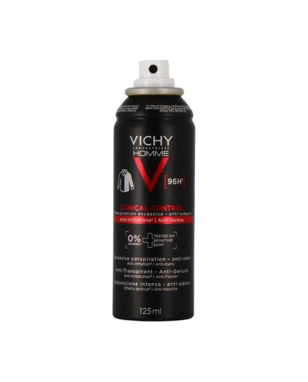 Vichy Homme Clinical Control Déodorant Spray 96H – 125 ml
