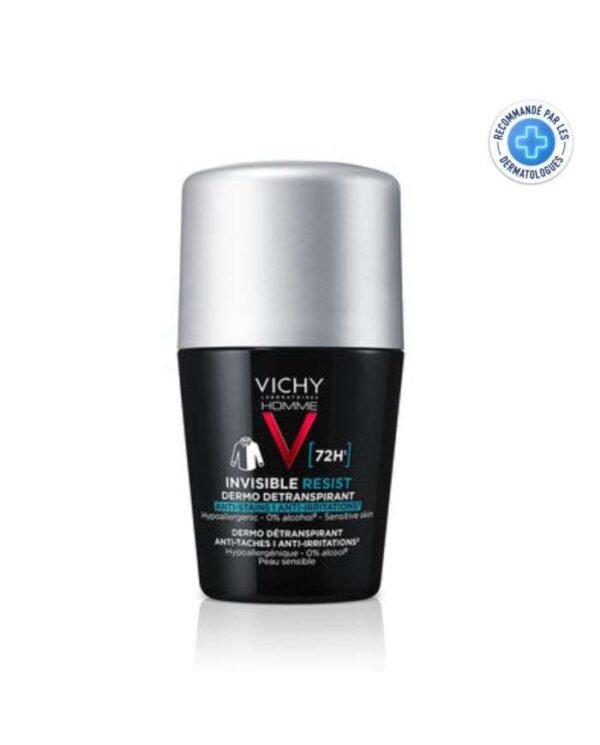 Vichy Homme Détranspirant Invisible Protect 72H – 50 ml