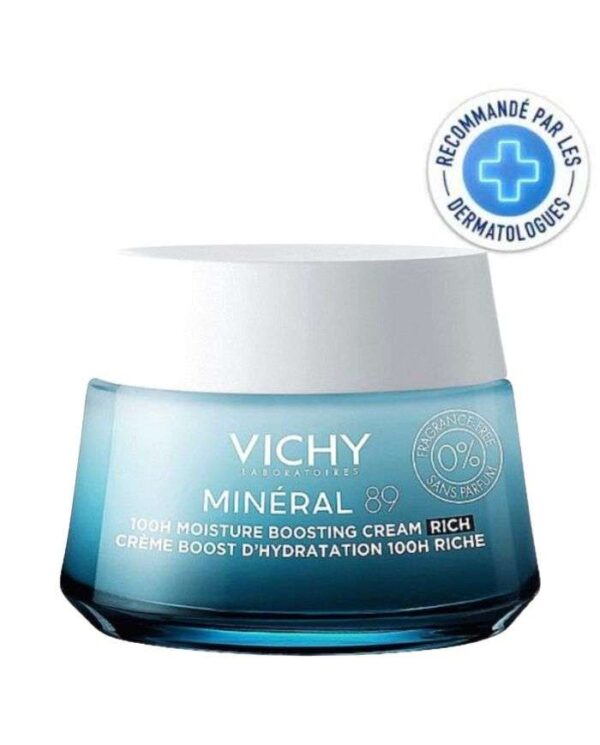 Vichy Minéral 89 Crème Hydratante 100H Riche – 50 ml