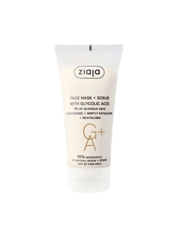 Ziaja GA+ Masque + Gommage à l'acide glycolique 1%