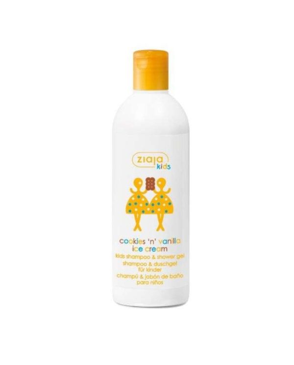 Ziaja Kids Shampooing et Gel Douche Glacé à la Vanille – 400 ml