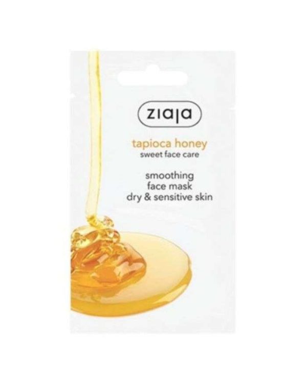 Ziaja Masque au Miel de Tapioca Peaux Sèches à Sensibles – 7 ml