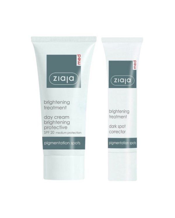 Ziaja Med Coffret Crème Jour Dépigmentante SPF 20 + Correcteur Anti-taches