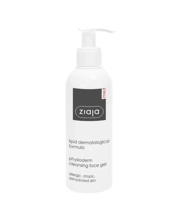 Ziaja Med Physioderm Gel Nettoyant Visage – 200 ml