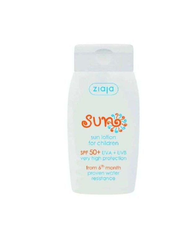 Ziaja Sun Lotion Enfants SPF 50+ dès 6 Mois – 125 ml