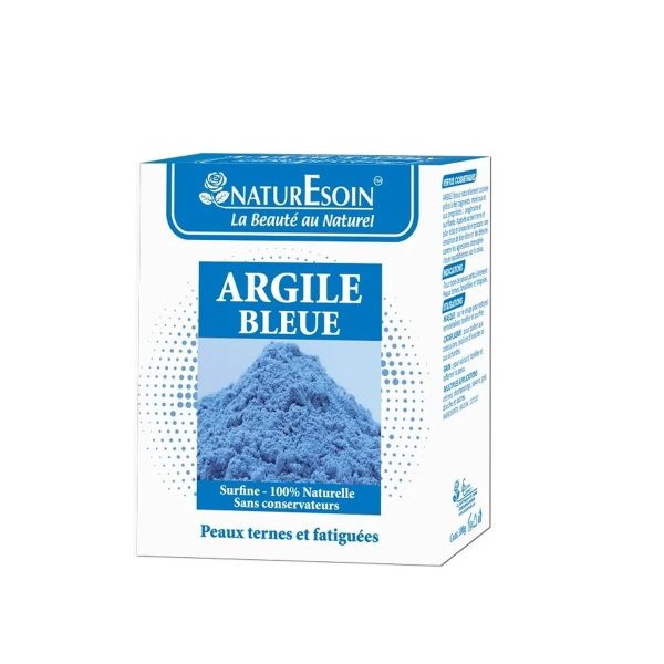 NaturEsoin Argile Bleue Peaux Ternes et Fatiguées – 100 g