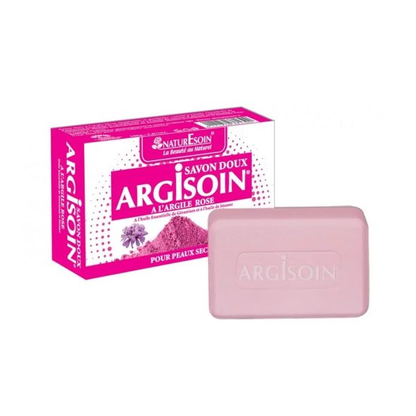 NaturEsoin Argisoin Savon Doux a L’argile Rose – 125 g