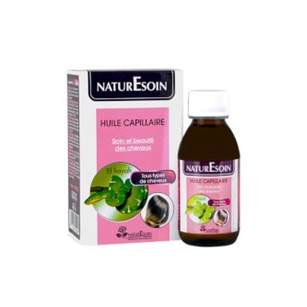 NaturEsoin Huile Capillaire El Hayah-Tous Types de Cheveux – 125 ml