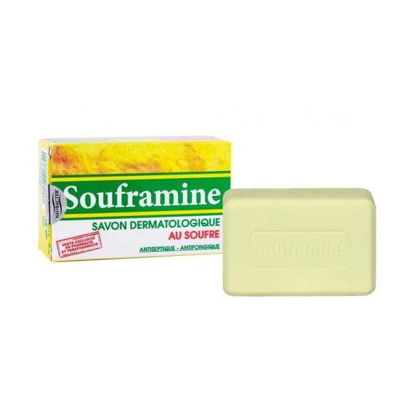 NaturEsoin Souframine- Savon Dermatologique 90g au Soufre – 90 g